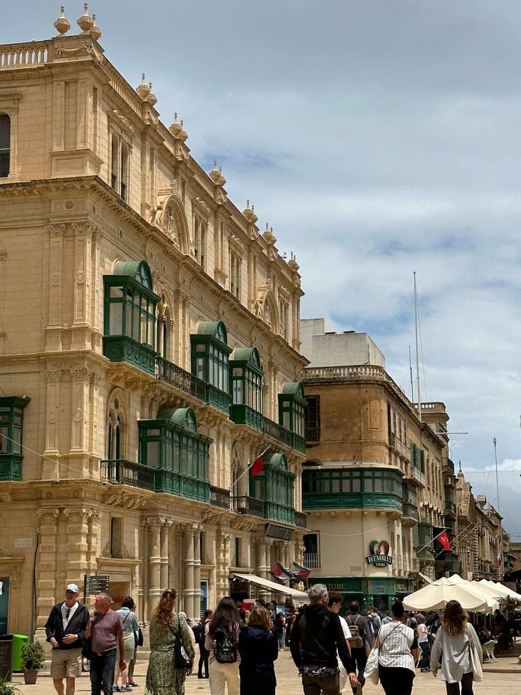 Valletta's Emerald Balconies