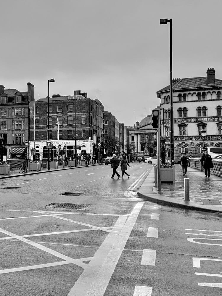 Dublin's Rainy Morning