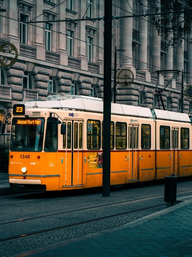 Budapest Morning Tram