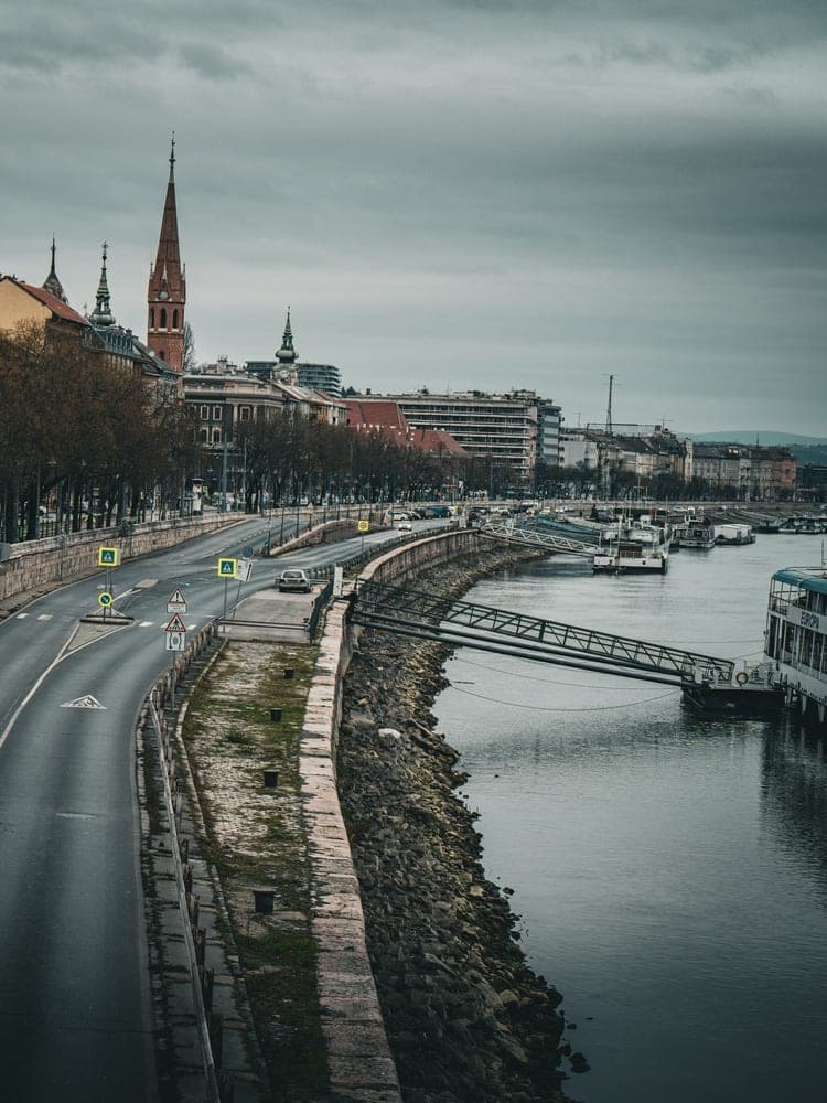 Budapest Winter Embankment