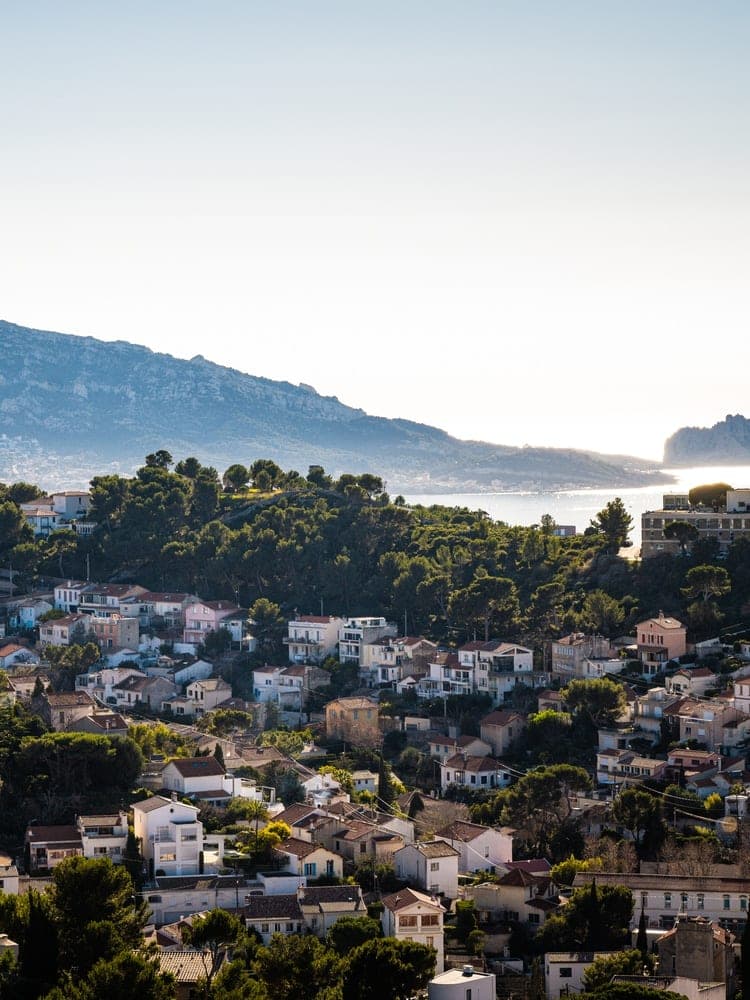 Marseille Hillside Sunlight