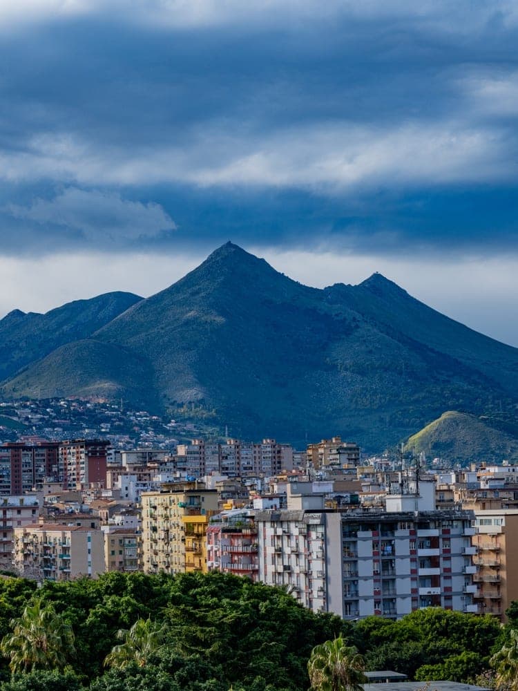 Palermo's Mountain Embrace