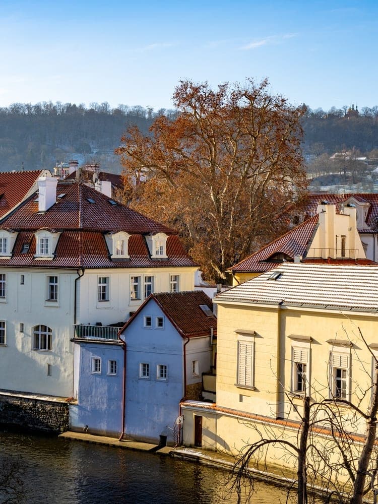 Prague Winter Canal