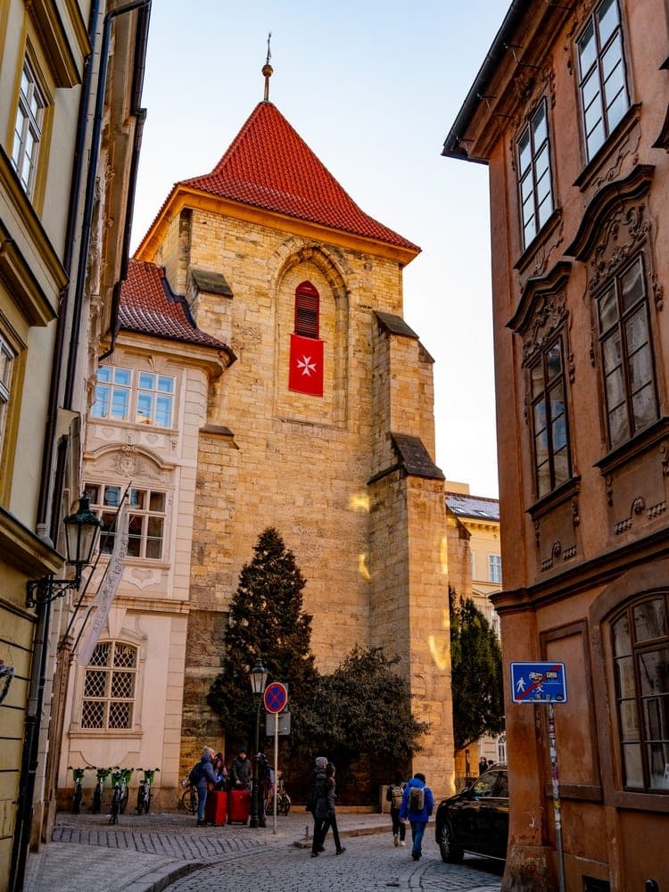 Prague's Crimson Cross