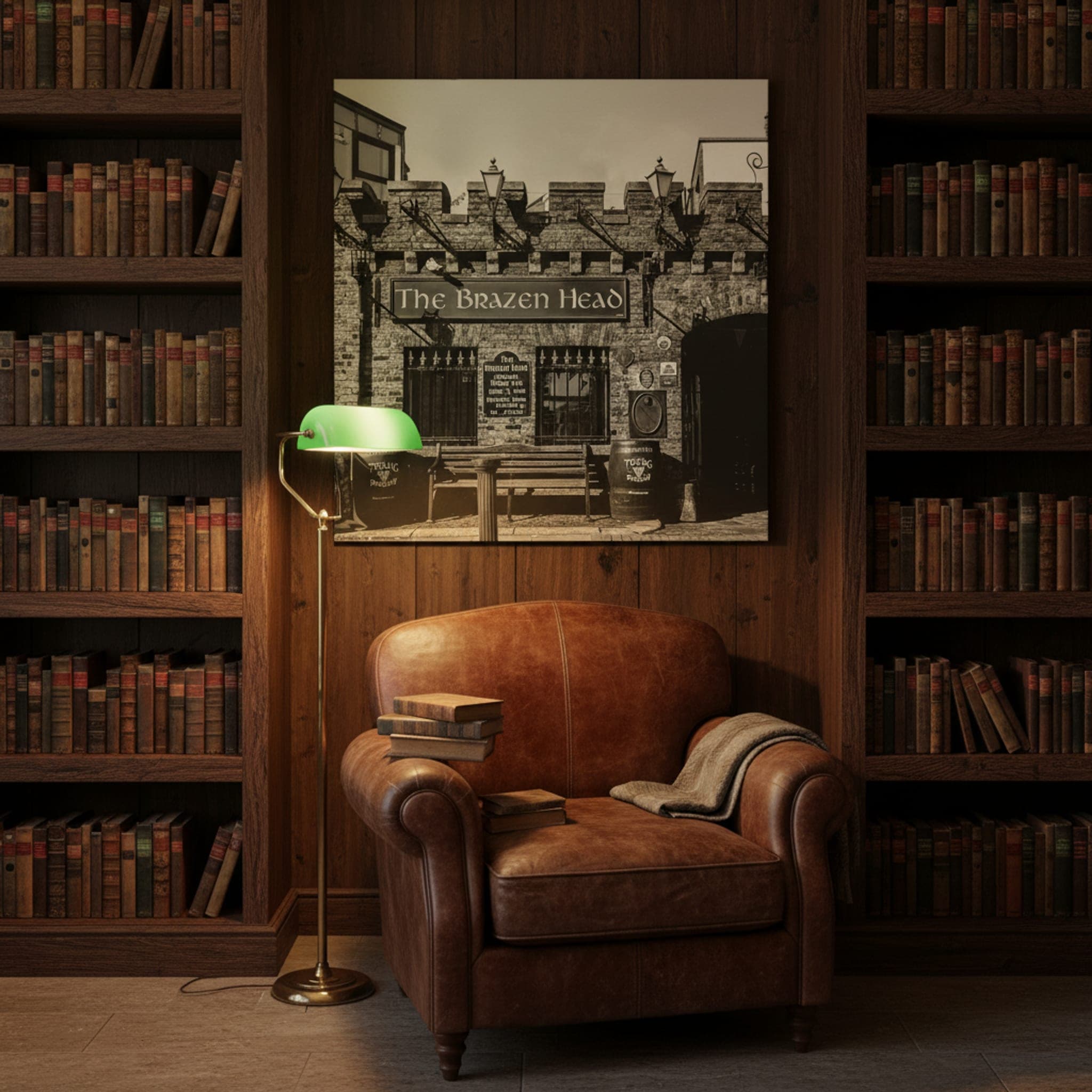 Ireland's Oldest Spirit shown as a canvas print in a styled interior, view 3 of 3
