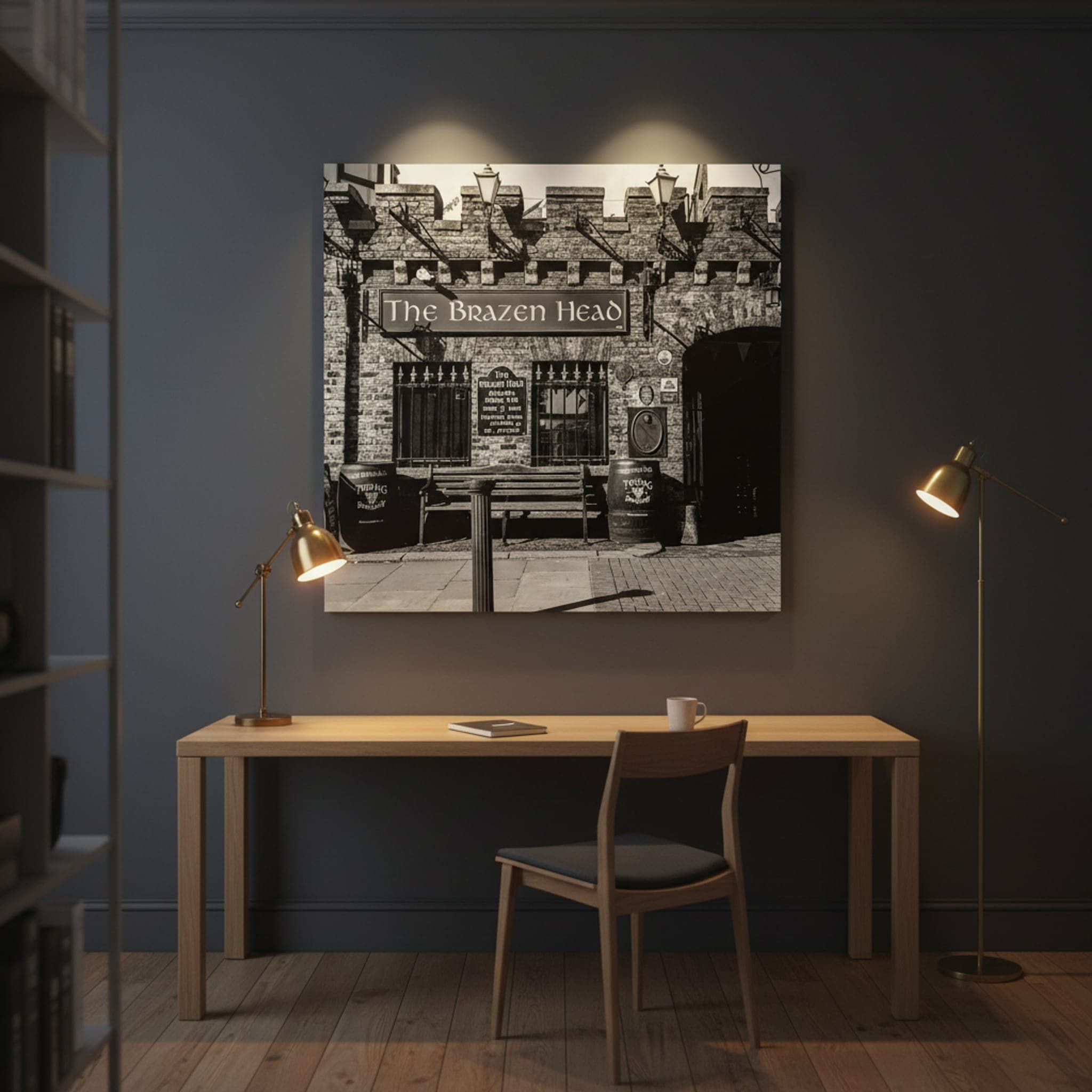 Ireland's Oldest Spirit shown as a canvas print in a styled interior, view 2 of 3