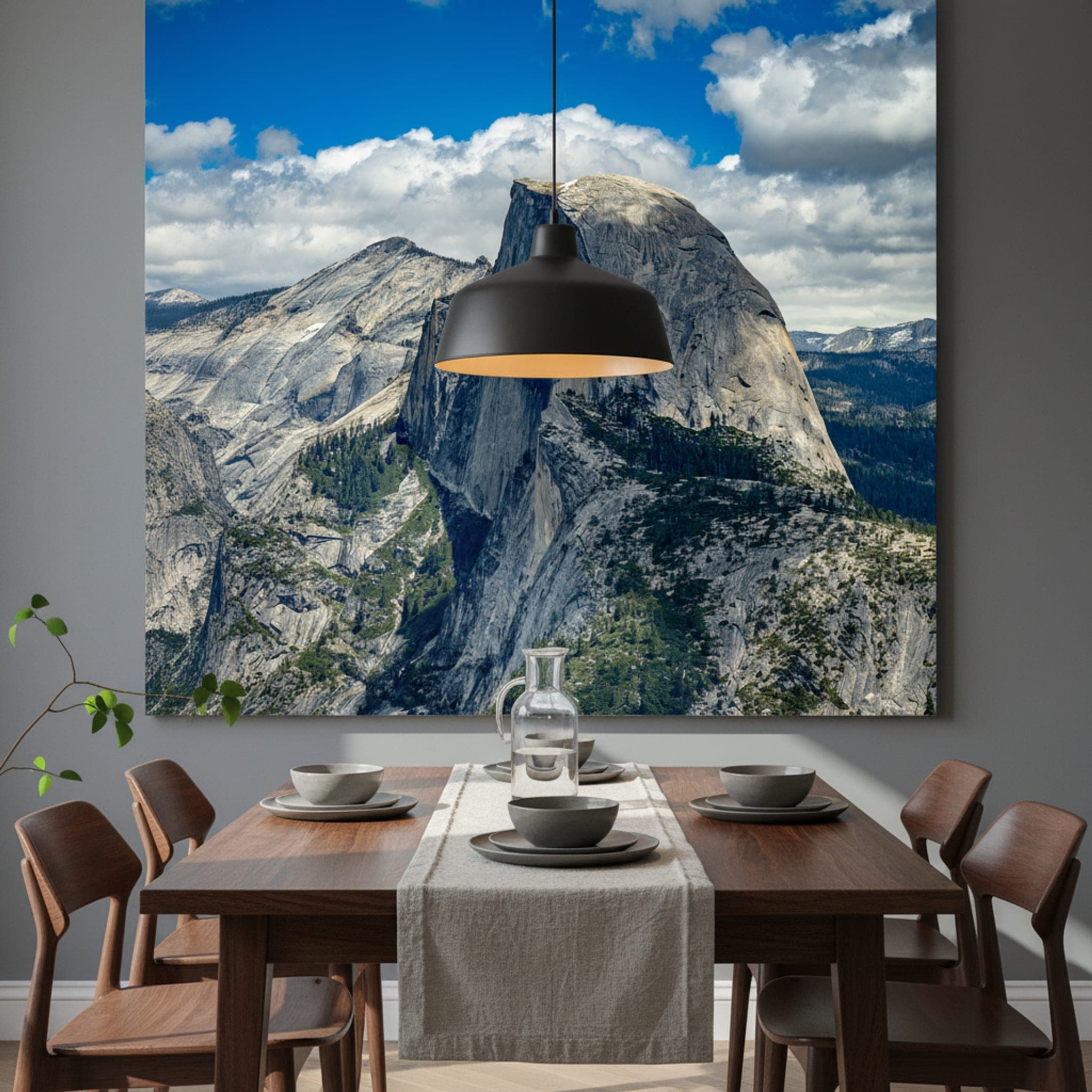 Yosemite's Granite Sentinel shown as a canvas print in a styled interior, view 3 of 3